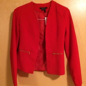 Red blazer